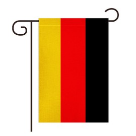 Germany German Garden Flag,Garden Decoration Flag,Indoor and Outdoor Flags,Celebration Parade Flags,Anniversary Celebration, Country Day, Linen Fabric,Double-Sided.