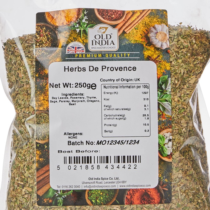 Old India Herbs De Provence 250g