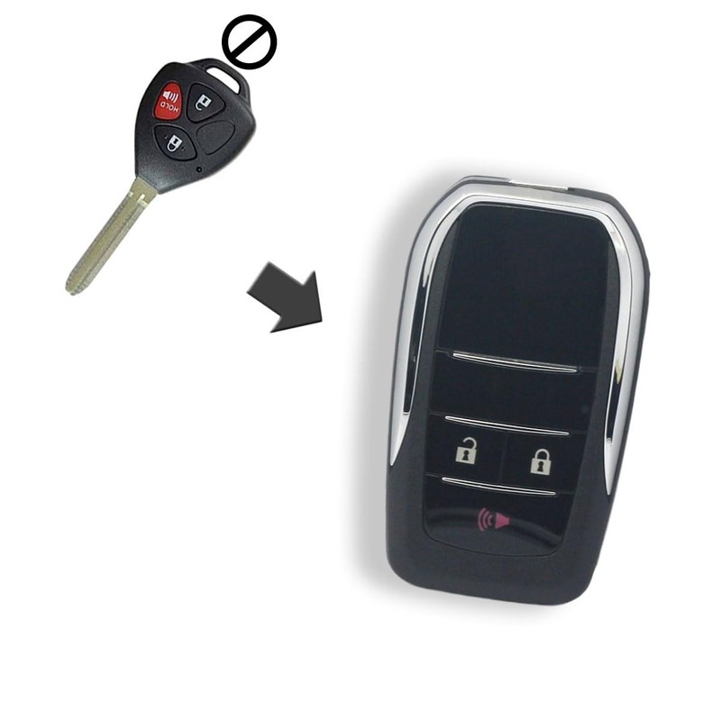 SEGADEN Modified Upgraded Flip Key Shell Compatible with Toyota Scion