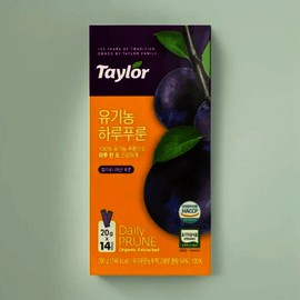 Taylor Haruprun 20g 14 sachets x 1 box Taylor Organic Haruprun 20g 14 sachets x 1 box / 테일러 하루푸룬 20g 14포 x 1박스 테일러 유기농 하루푸룬 20g 14포 x 1박스