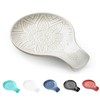 Ceramic Spoon Rest, 7.48 Inches Spoon Holder for Kitchen Counter,