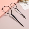 Updo Bun Hair Hook Pins (2P 1set) / 올림머리 똥머리 헤어 고리 핀 (2P 1set)