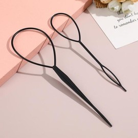 Updo Bun Hair Hook Pins (2P 1set) / 올림머리 똥머리 헤어 고리 핀 (2P 1set)