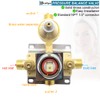 2 Way Outlet Shower Diverter Valve Mixer Rough Brass 2