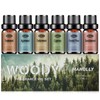 Woody Essential Oils Set, Men Scents Fragrance Oil Aromatherapy Essential