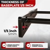 Set of 2 Floating Shelf Brackets 11 inch Multiple Mounting