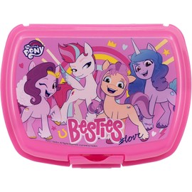 Genérico Set for Almurzo My Little Pony Intantil Sandwich Maker with Bottle Safety Cap (400 ml)