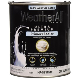 True Value HP10-QT Premium WeatherAll Exterior 100-Percent Acrylic Latex Primer, 1-Quart