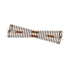 Hornby TT8019 TT Gauge Diamond Crossing Left Hand - Extra Track Pieces for Model Railway Sets, Toy Train Track Pieces, Includes: 1x 166mm Diamond Crossing Left - Hobbies for Men - Scale 1:120
