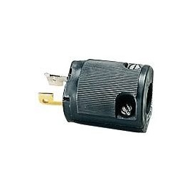 HUBBELL WIRING DEVICES HBL7465V Twist Lock Plug, 15A, 2P2W, NEMA ML-1