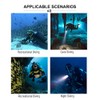 Dive Lights Scuba Diving, Super Bright Rechargeable Dive Flashlight, 4