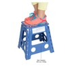 Essentials 21048 15-Inch Folding Step Stool, Wide Folding Step Stool,