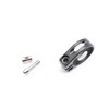 Aluminium bicycle seat clamp screw, 31.8 mm from CarbonEnmy., black