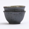 Yamasho Pottery Sumi-iro Futari Teaware Teapot and Teacup Set, Shigaraki