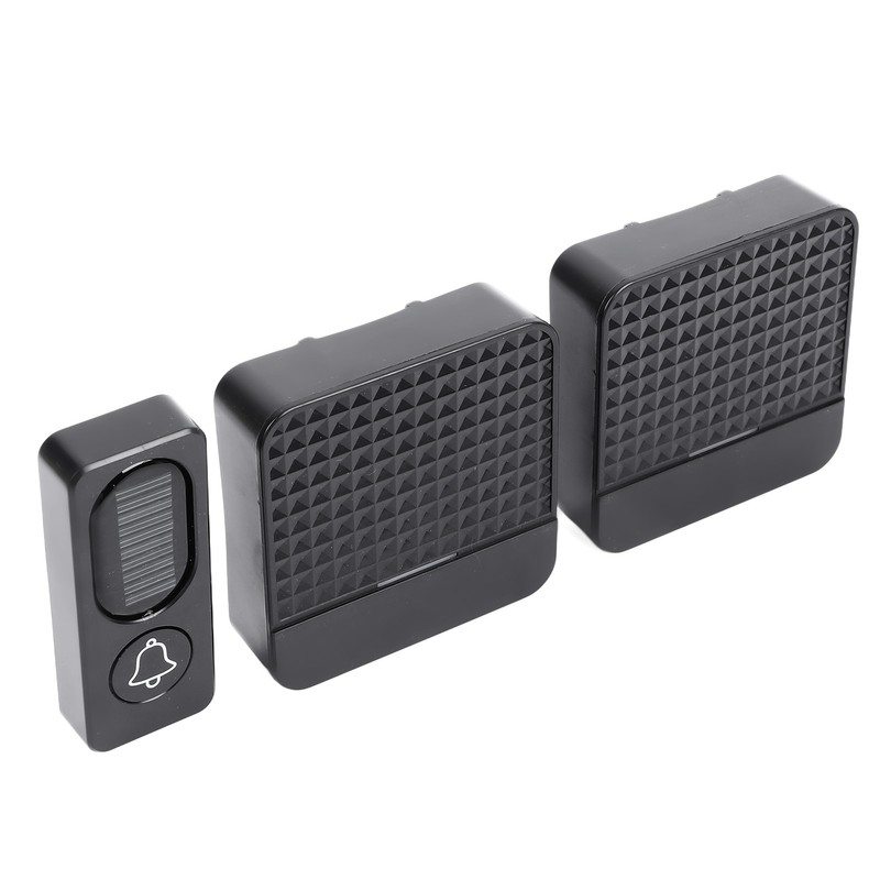 Wireless Doorbell Kit 52 Melodies Solar Self Generating Long Range