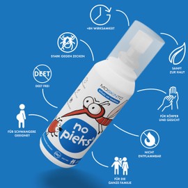 Moskinto 75 ml Mückenspray, Mückenschutz, Mückenabwehr Outdoor, Alternative zu Mückenfalle, Mückenspirale, Mückenlampe und Mückenstecker, Anti Mücken