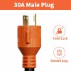 Epicord RV 30AMP 3Prong Generator Adapter 30amp Male Plug to
