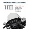 YAORISE 42Pcs Motorcycle Fairing Bolt Kit, Stainless Steel Batwing Windshield
