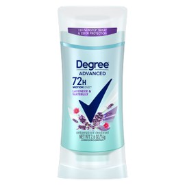 Degree Advanced Antiperspirant Deodorant Lavender & Waterlily 72-Hour Sweat & Odor Protection Antiperspirant for Women with MotionSense Technology 2.6 oz
