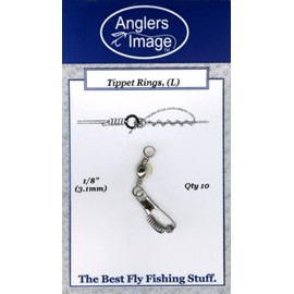 Wapsi Tippet Rings. Large (10 per Bag)