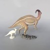 XINPANYIAN 1:35 Nanmu Parasaurolophus with Base Figure Nutcracker Soldier Statue
