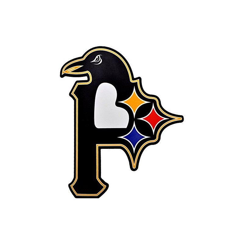 Pittsburgh 3 in 1 Logo Magnet 3.75"