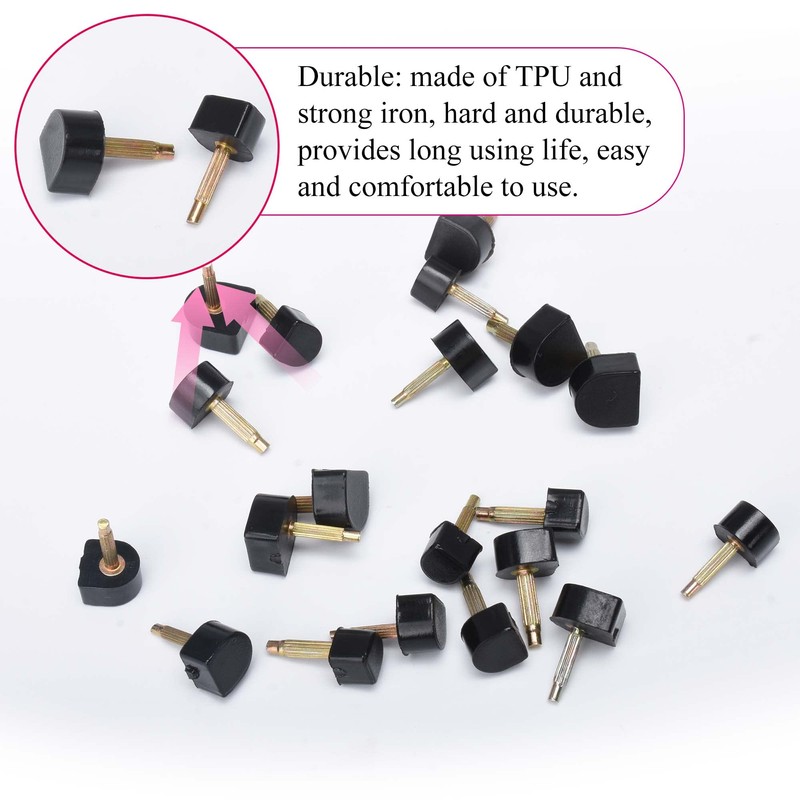 Keroius 10 Pairs High Heel Shoes Replacement Tips Shoe Repair