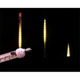 Vickerman 5 Pack of 12 Warm White LED Snowfall Tube Bulb, C9-E17 Nickel Base.