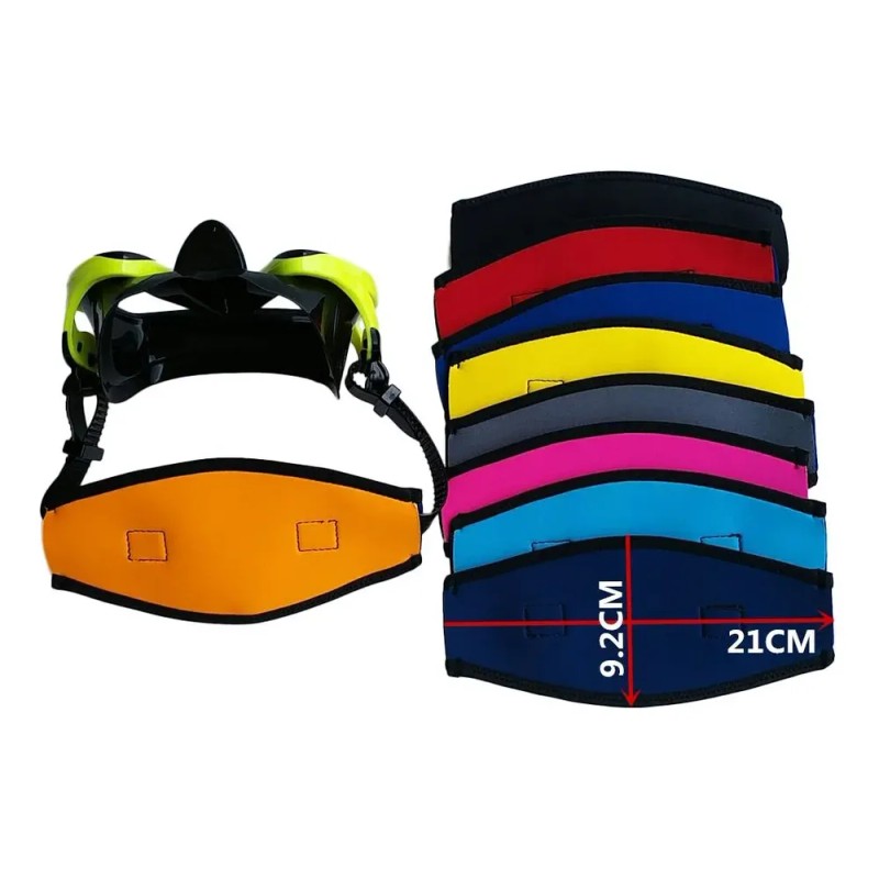 Cintas Para El Cabello Buceo Buceo Esnórquel Neopreno Rojo