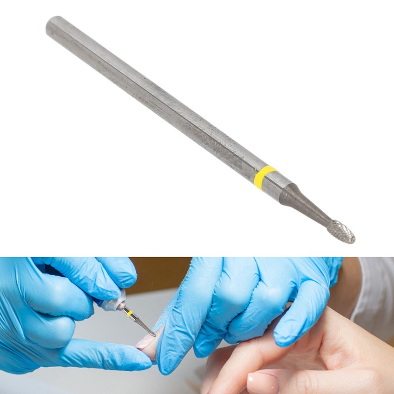 Cuticle Clean Nail Drill Bit Fine Grinding Tungsten Steel Less