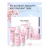 Set Cuidado Facial Sakura 6pzs Piel Radiante Rejuvenece!