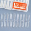 Long Nose Pin Nail Tips 240 Tips Soft Soft Tip Transparent Artificial Nails, 1 Piece, 1. Long Nose Pin 240 Tips W569 / 롱코핀 네일팁 240팁 말랑 말캉팁 투명 인조손톱, 1개, 1.롱코핀 240팁 W569