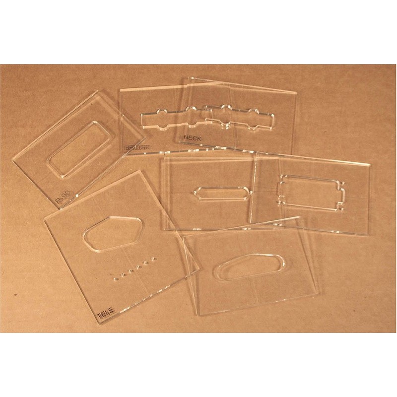 F-Hole Routing Template - 7.75" Sharp