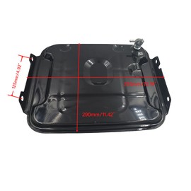 ZTDZZH Metal Gas Fuel Tank with cap for 125cc 150cc go-karts taotao sunl ATV