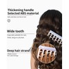 TPZORJX Lockenkamm,Styling Kamm,Afrokamm,Kamm für Locken,Locken Kamm,Kammgrob,Lockenkamm Naturlocken,Breite Zahnkämme, Mehr Elastizität