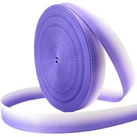 AEVORA 3/4 Inch Nylon Webbing - 20 Yards Gradient Poly Webbing Strap for Sewing, DIY Crafts, Bags, Outdoor Gear Repair & Pet Collars (# 11 Light Purple)