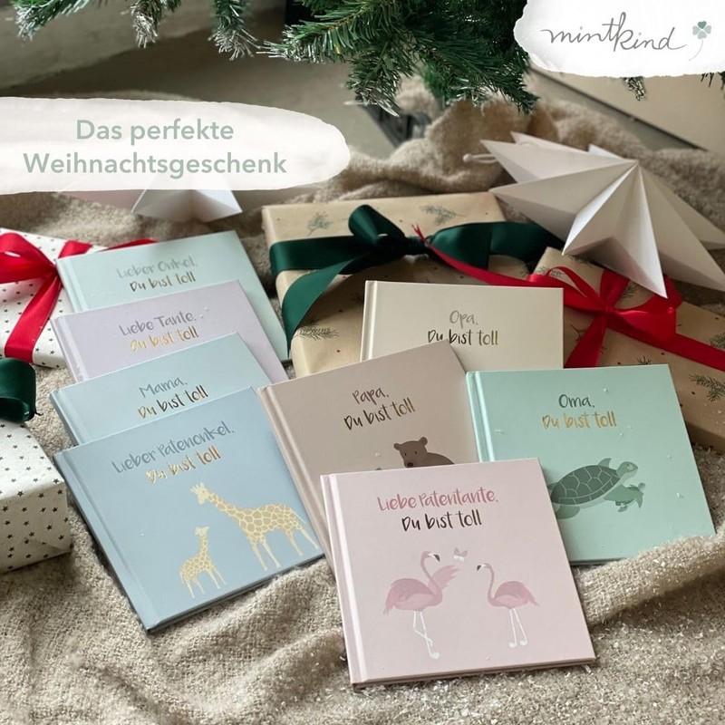 mintkind® "Lieber Onkel, Du bist toll" Gift Book I Picture