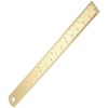 Brass Ruler, Metal Drawing Ruler Gold Straight Ruler Unisex Learning