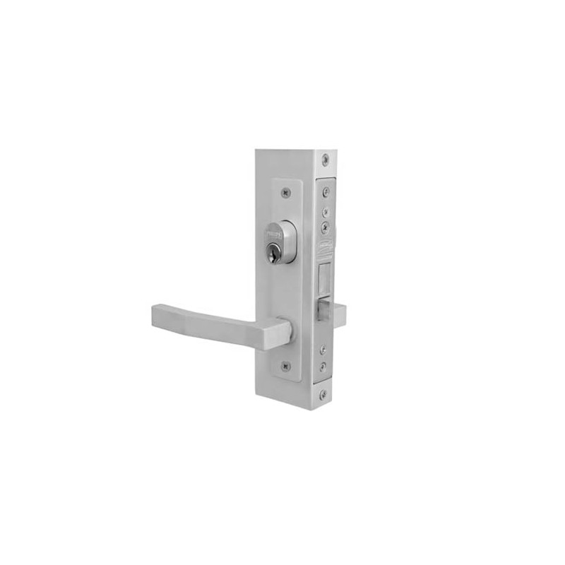 Phillips Assa Abloy Cerradura para puerta aluminio phillips 550Plata Der/Izq