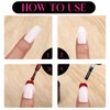 240 Pcs French Tip Nail Stickers Manicure Strips White Self-Adhesive