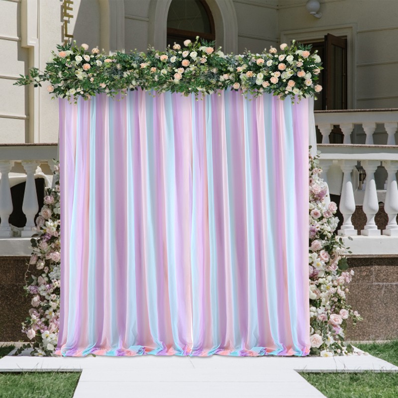 Wedding Arch Draping Fabric Background Decorative Wedding Curtain Wedding Party