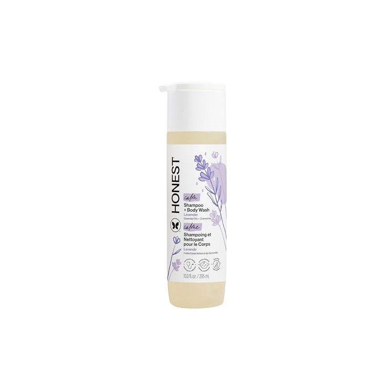 Honest Shampoo & Body Wash, Ultra Calming Dreamy Lavender, 10