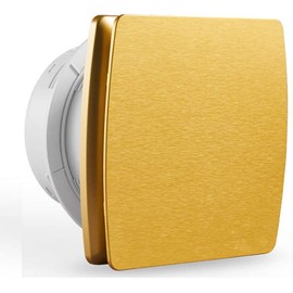 Ventilation Fan, Bathroom Exhaust Fan, Gold Exhaust Fan for Home Bathroom Kitchen Garage Exhaust Fan Wall Mount Powerful Exhaust(Gold)