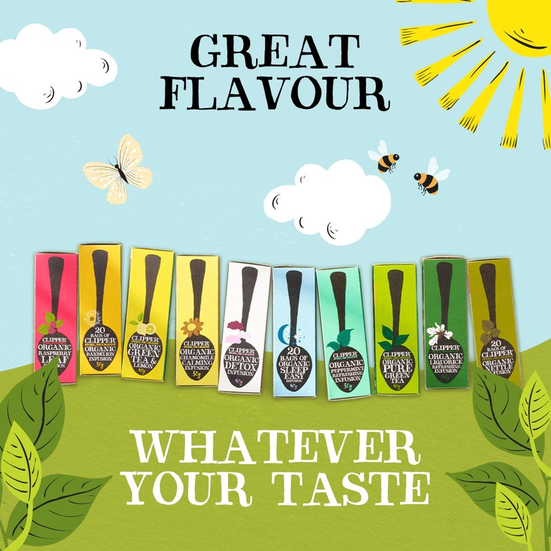 Clipper Organic Fennel Infusion 20 Teabags (Pack of 6, Total