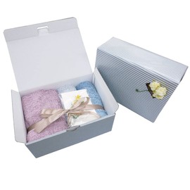 watawa Imabari Towel, Gift, Mini Bath Towel, Face Towel, Original Set, Made in Japan, 100% Cotton, Quick Drying, Lightweight, Wrapping Paper Included, Gift Box, For Inner Celebration, Wedding