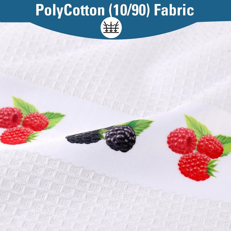 ProBytes Tea Towels 6 Pack - Super Absorbent 10/90 PolyCotton