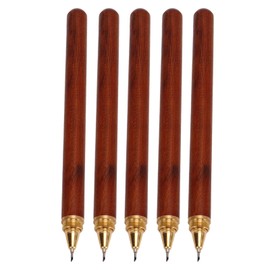 EVTSCAN 5Pcs Handheld Wood Scriber Tool, with Wood Handle and Carbide Tip, for Marking Straight Lines, Curves, or Patterns