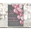 Pink Sweet 16 Invitations, Rose Gold Sweet 16 Invitations With