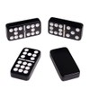 Silverman & Co. Double 9 Large Black Domino Set -
