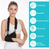 Adjustable Arm Sling with Black Storage Bag,Adjustable Sling for Arm